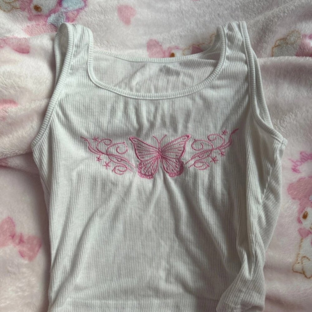 White y2k tanktop